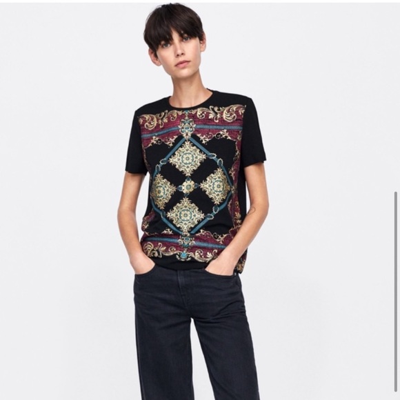 Zara short sleeve top - Picture 3 of 9